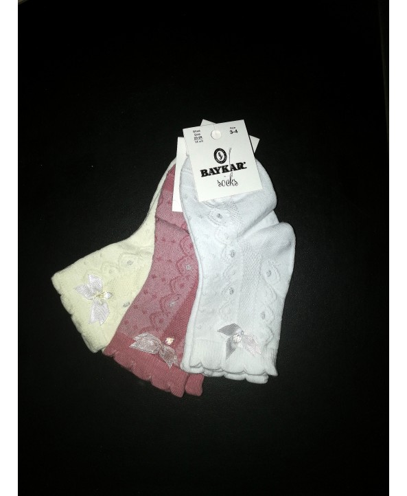 Детски чорапи с панделка 5/6 години 3924-13-5